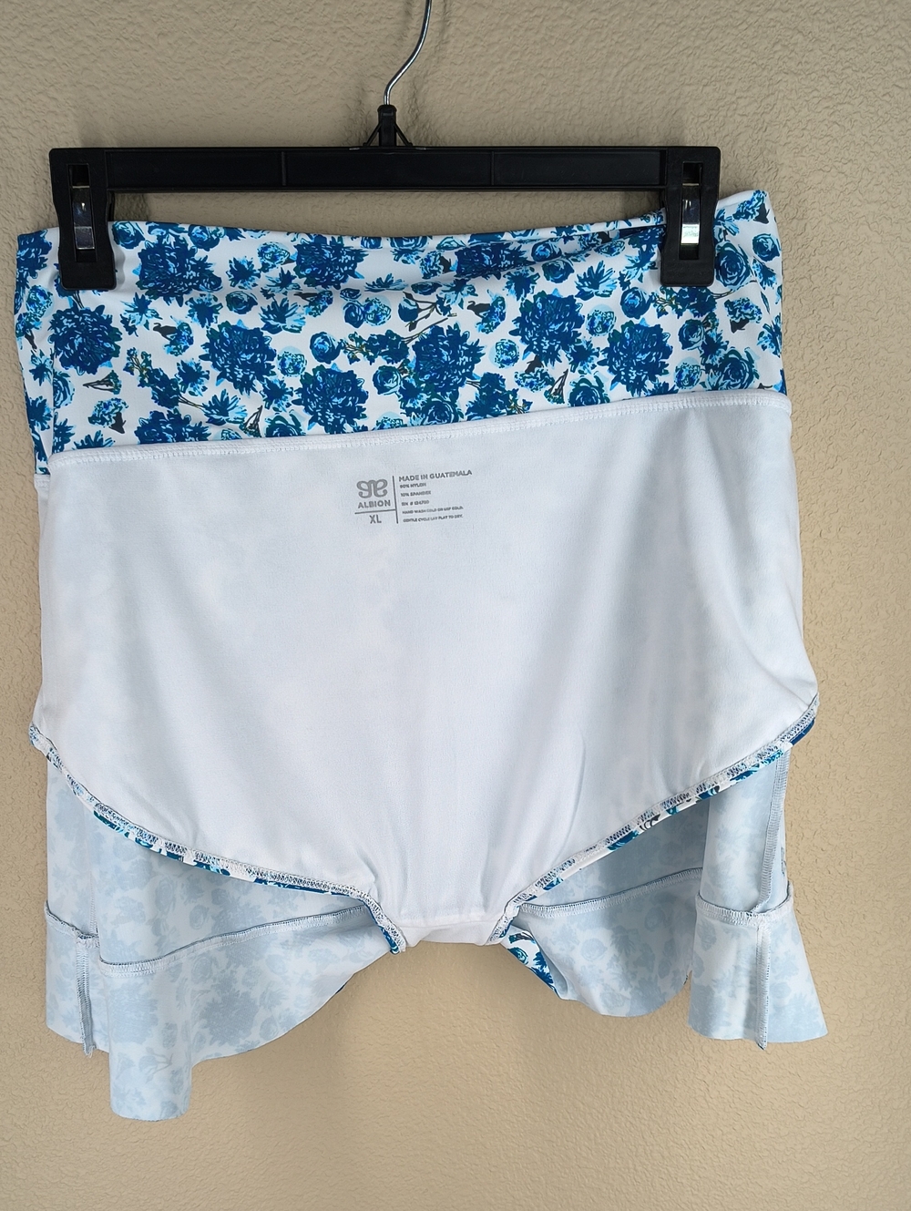 Albion Santorini High-Waisted Swim Skirt Size XL Built-in bottoms 45 UPF - Picture 7 of 11